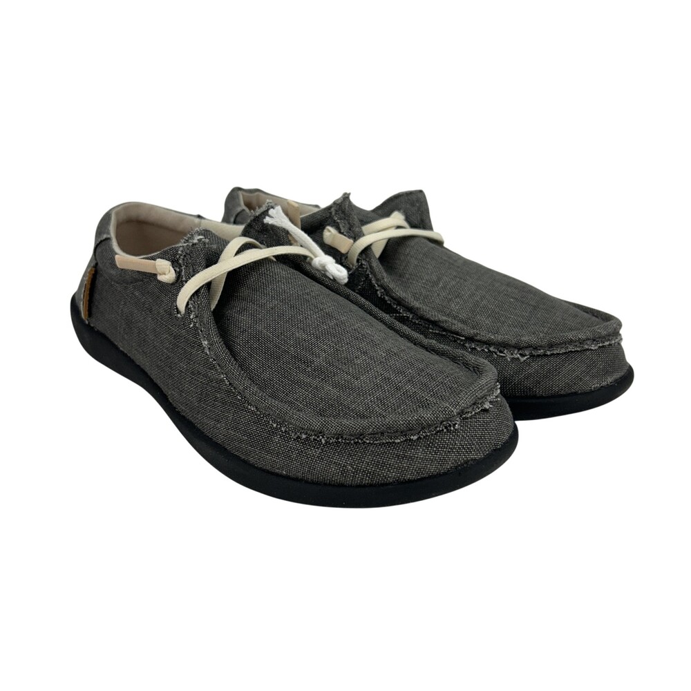 Revitalign Carefree Denim Shoes Womens Size 8.5 Black Slip On Walking Comfort